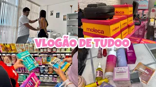 LEVEI MINHAS IRMÃS PRA FAZER COMPRAS| MINHA FAMÍLIA CONHECEU A FAMÍLIA DO ELI| FIZ PUDIM✨🩷