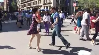 Swing Dancing on the streets of NYC!