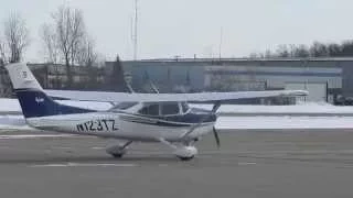 Cessna 182T Skylane Takeoff at Mettetal Airport (1D2)