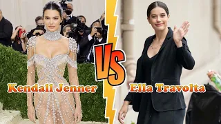 Ella Travolta (John Travolta's Daughter) Vs Kendall Jenner Transformation ★ From Baby To Now