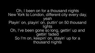 Ed sheeran-1000 nights ft a boogie wit da hoodie(lyrics)