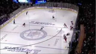 Marc Staal goal. Ottawa Senators vs NY Rangers 4/26/12 NHL Hockey