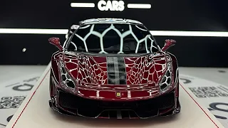 IVY Ferrari 488 Novitec Pista Rosso Fiorano 14/66 1:18  (1812-RF)