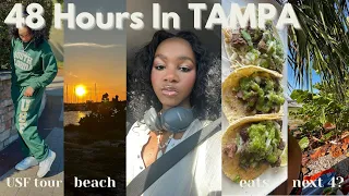 48 Hours In TAMPA || usf tour, pictures, college decision?? | ROWSHAYE