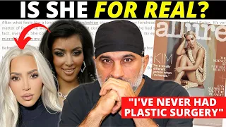 Is Kim Kardashian LYING about her Plastic Surgery? Plastic Surgeon Reacts