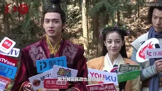 [Eng Sub] "The King's Woman" On Set Interview - Zhang Bin Bin and Dilireba