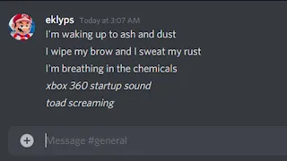 i'm waking up to ash and dust