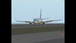 Landing Heraklion (LGIR) 738 TuiFly Belgium (XP11)