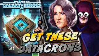The BEST level 9s to get in this Datacron set!  Holdo is awesome now?!