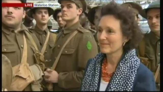 WWI - The Somme - Ghost Soldiers (UK) - #WeAreHere - BBC London News - 1st July 2016