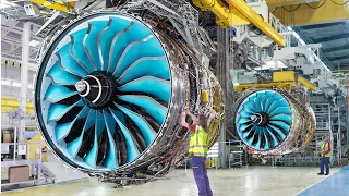 Inside Futuristic Factories Building World  Largest Jet Engines