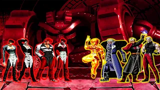 [KOF Mugen] Iori Yagami Team vs Super Bosses Team