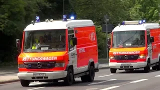 [Mercedes-Benz Vario] 2x RTW + KTW Rettungsdienst Aachen + KTW DRK KV Köln