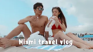 TRAVEL VLOG✈️ | 繼續跟我們在Miami體驗美食🍻 在南海灘躺一天🏖️ 回憶滿滿的一趟旅行♥️