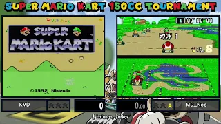 Super Mario Kart 150cc Tournament Showcase KVD vs MD_Neo
