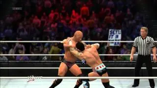 WWE 13 CM Punk vs The Rock WWE Championship - Royal Rumble 2013