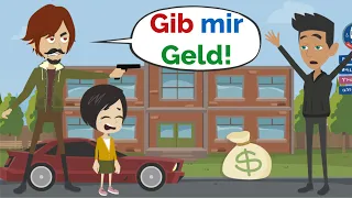 Deutsch lernen | Gib mir Geld oder Lisa stirbt! | Wortschatz und wichtige Verben