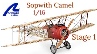 Artesania Latina 1/16 Scale Sopwith Camel : Step By Step Video Tutorial  : Episode 1