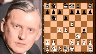 Spectacular Alekhine Tactical Combination || Alexander Alekhine vs Samuel Reshevsky || Kemeri 1937