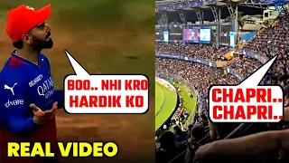 When Virat Support Hardik Pandya Crowd Cheering For Him 😲| Virat Power 💪| Mi vs RCB