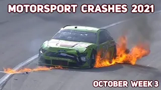 Motorsport Crashes 2021 October Week 3