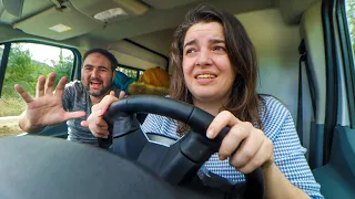 Driving SCARY Mountain Roads (Van Life Switzerland)