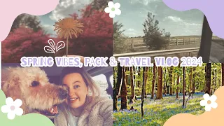 Spring Vibes, Pack & Travel With Me Vlog 🌷🦋🌷 #travelvlog #spring