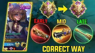 CORRECT WAY OF USING BEATRIX GUNS IN HIGH RANK | TOP GLOBAL BEATRIX