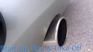 Chrysler 300c Magnaflow Exhaust Start Up, Rev & Take Off