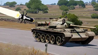 Javelin Missile destroys a T-55 Armored Tank | Tank Destroyed | ARMA 3: Milsim