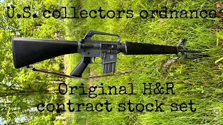 H&R original M16A1 furniture from US collectors ordnance