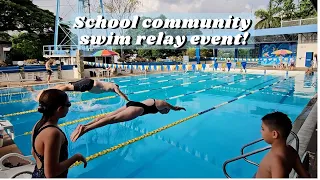 School community swim relay event!