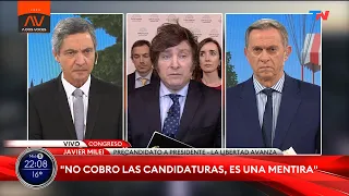 "No cobro las candidaturas, es una mentira" Javier Milei, precandidato a presidente