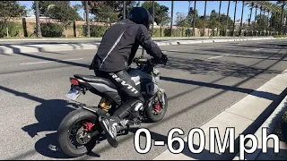 300cc Honda Grom 0-60