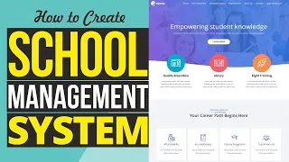 How to Make School Management System Website in WordPress   Attendance, Results, Timetable, SMS etc