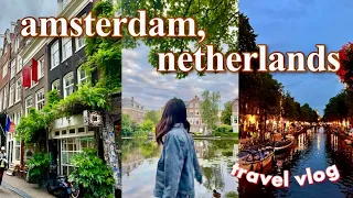 AMSTERDAM, NETHERLANDS TRAVEL VLOG 2023 | canals, markets, museums, vintage shops, and more!