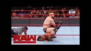Seth Rollins vs Sheamus Monday night RAW 25 September