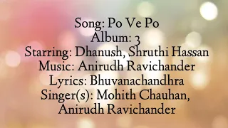 Po ve po HD lyrics ll movie 3 2012 ll