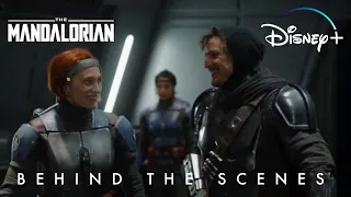 Bo-Katan Behind The Scenes Star Wars The Mandalorian | Disney+