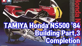 Tamiya 1/12 bike. Honda NS500 '84. final building and completion