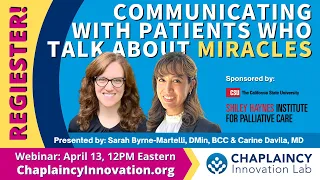 Medical Miracle Stories - How chaplains can talk with patients