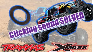 How to stop Traxxas X-Maxx rear diff clicking noise