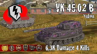 VK 45.02 (P) Ausf. B  |  6,3K Damage 4 Kills  |  WoT Blitz Replays