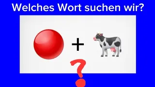 Schaffst DU es diese Wörter anhand von den Emojis zu erraten❓️