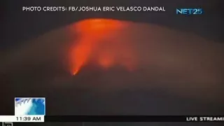 Light magmatic eruption, naitala sa bulkang Mayon
