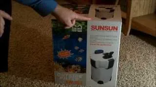 SunSun HW 302 Canister Filter Unboxing and Review
