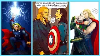 30+ Hilariously Funny  THOR & LOKI  Comics To Make You Laugh #1