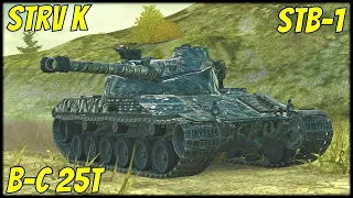 B-C 25t, Strv K & STB-1 ● WoT Blitz