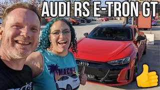 Audi RS e-tron GT Test Drive! Bottom line... It's awesome!!!