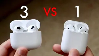 AirPods 3 Vs AirPods 1! (Comparison) (Review)